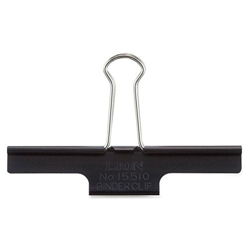 Lion Extra Large Binder Clips, Black, 85-Sheet - Image 4