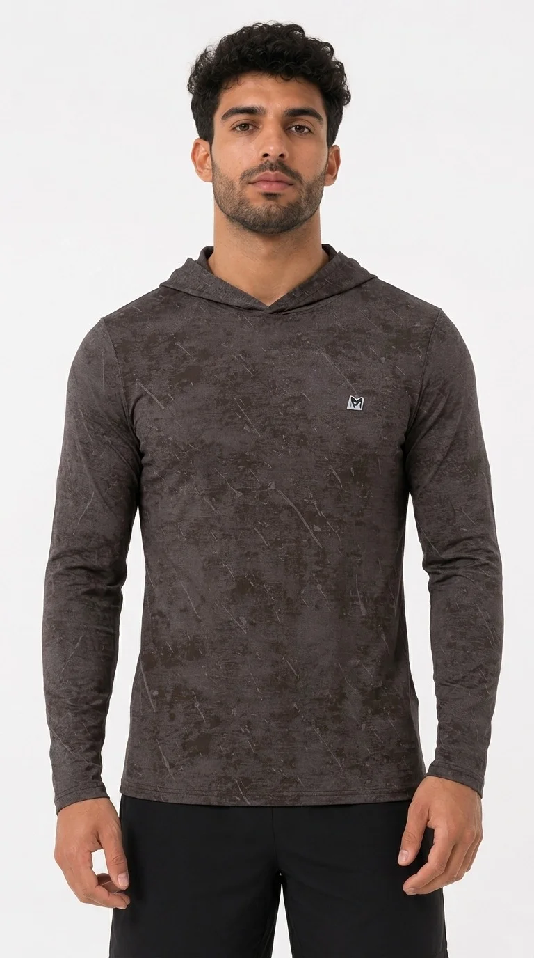 Men's Training Long Sleeve T-Shirt Dark Grey
