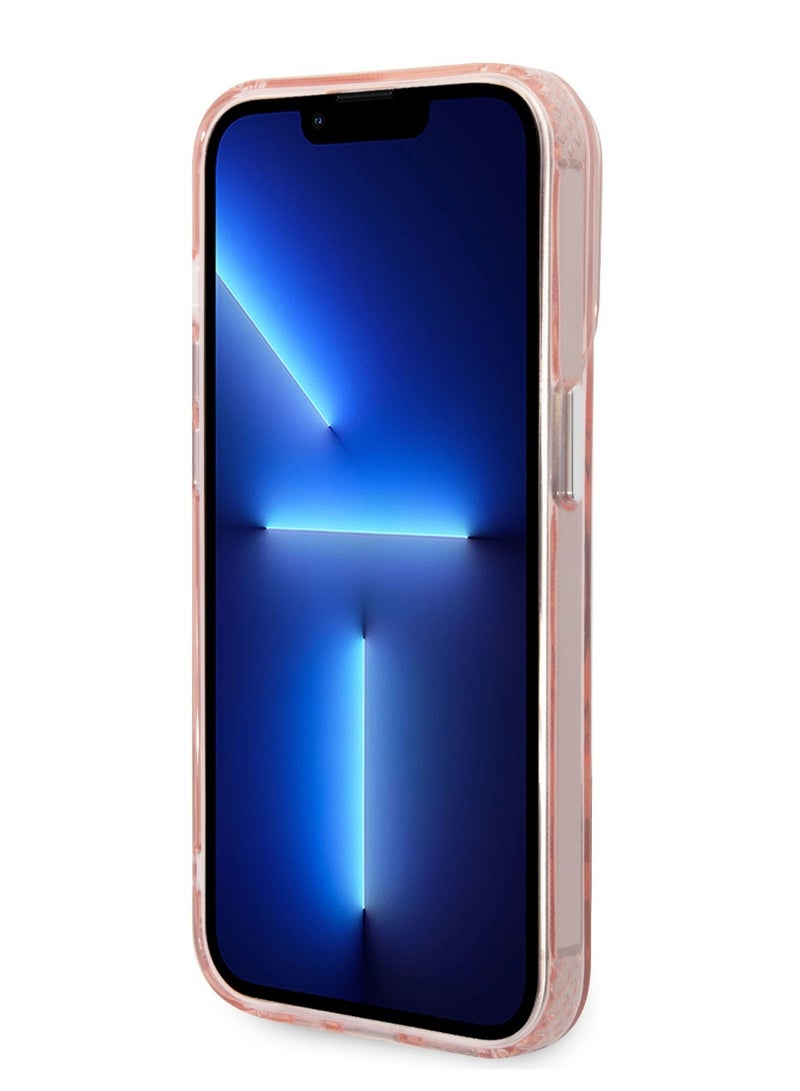 كارل لاغرفيلد IML ان اف تی كارل وشوبيت حافظة صلبة لهاتف آيفون 14 برو - وردي - Image 3