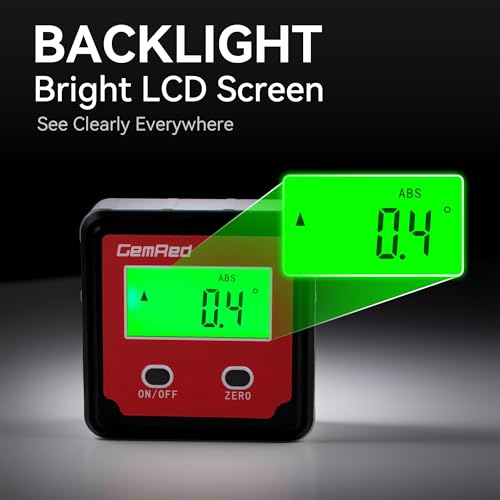 GemRed 82412 Digital Angle Gauge (Green Backlight) - Image 5