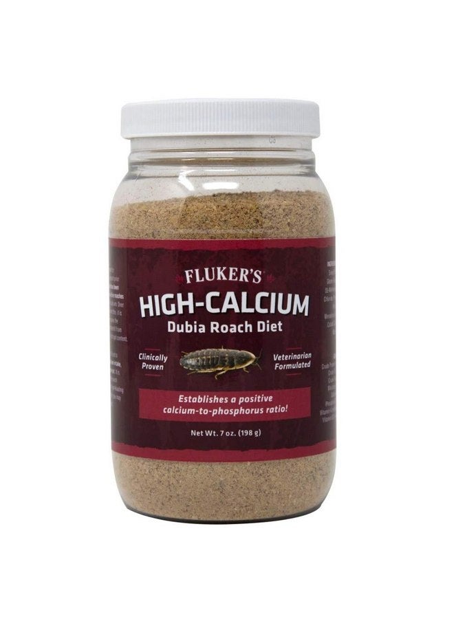 Fluker's Fluker's High Calcium Dubia Roach Diet, Can Be Used as a Gut-Loading Food or Bedding, 7 oz
