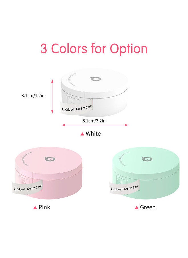 PeriPage - L1 Mini Pocket BT Label Maker Sticker Inkless Portable Thermal Label Printer with 1 Roll White Paper Tape Compatible with iOS Android Smartphone - Image 1