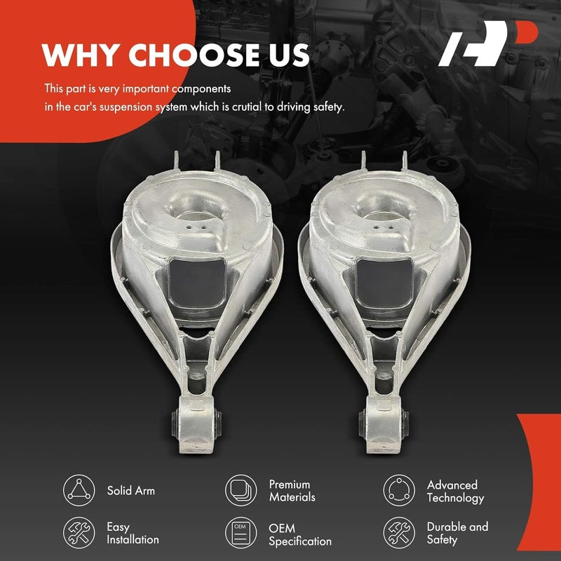 A-Premium Rear Lower Control Arm Set for Nissan Maxima - Image 4