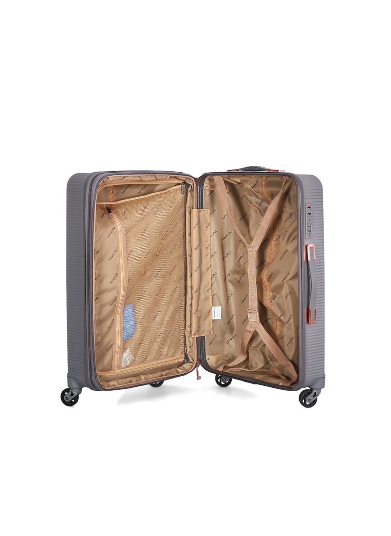 travelite - Travelite Hardshell Luggage Trolley 4 pcs Set,Grey - Image 1
