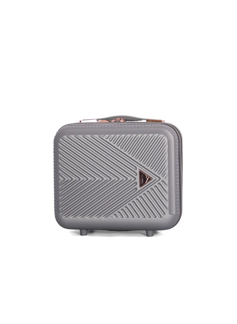 ترافلايت travelite hardshell luggage trolley 4 pcs set,grey
