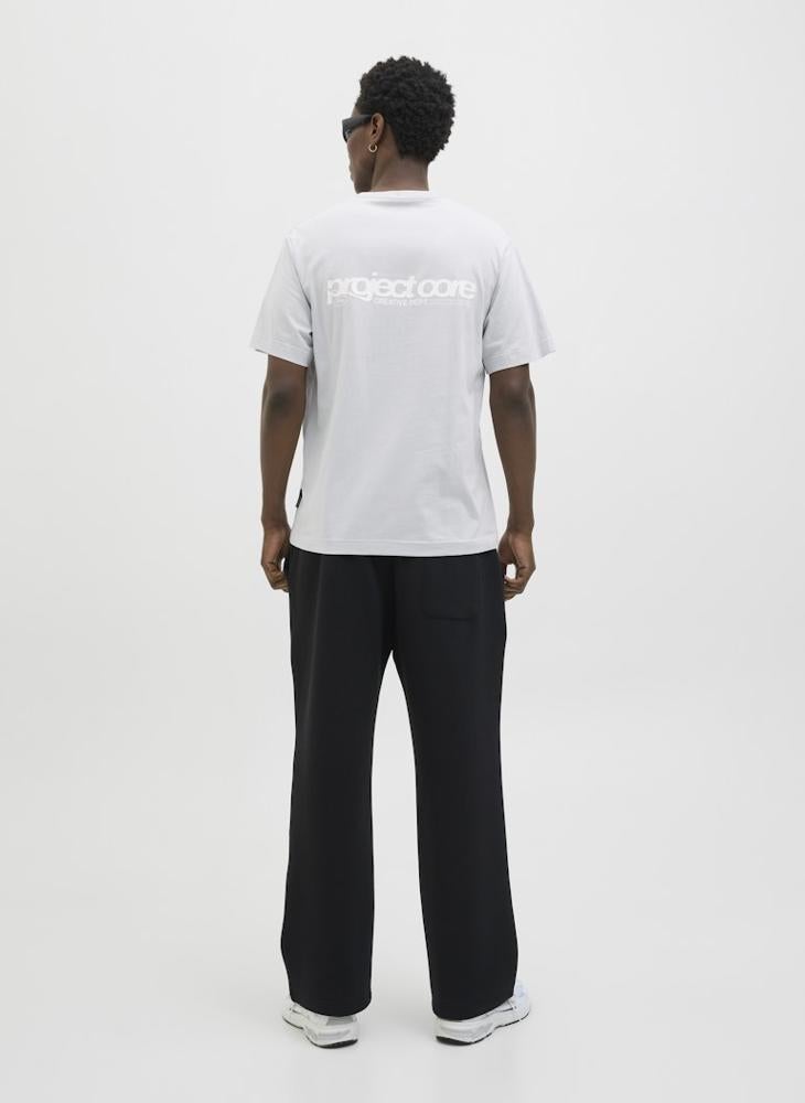 جاك اند جونز تيشيرت بياقة دائرية بقصة عادية بشعار - Image 2