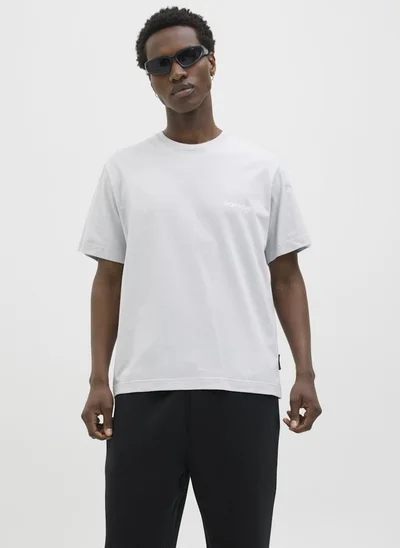 JACK & JONES Logo Regular Fit Crew Neck T-Shirt