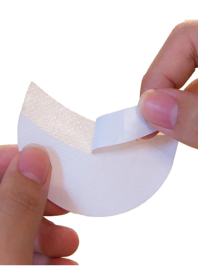 بونيتو إستنسل ظلال العيون ، 50 قطعة من واقي ظلال العيون ، رقع احترافية خالية من الوبر تحت العين لتظليل الجفون لإطالة الرموش ومكياج الشفاه، لصق رسم وتحديد العيون، ابيض - Image 5