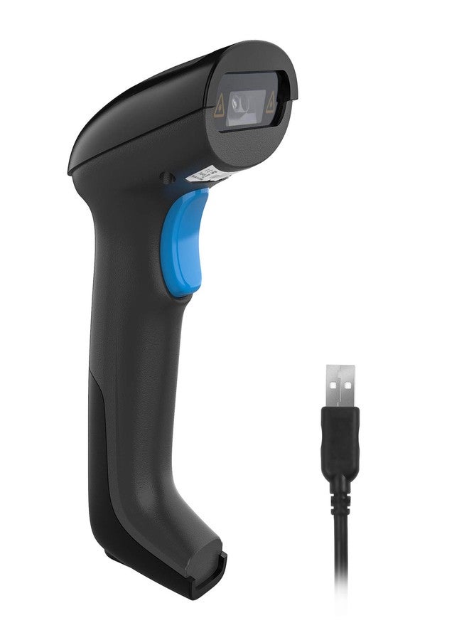 REALINN USB 2D QR Barcode Scanner Wired, Automatic Handheld Code Reader Dustproof Waterproof Shockproof Plug and Play Fast and Precise for Mobile Payment, Store, Supermarket, Warehouse - Image 1