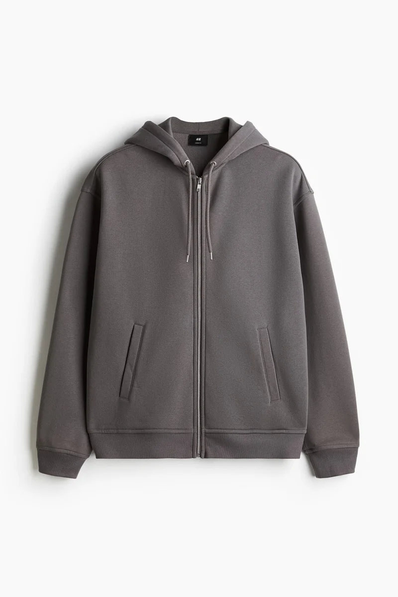 H&M Relaxed Fit Zip-through hoodie