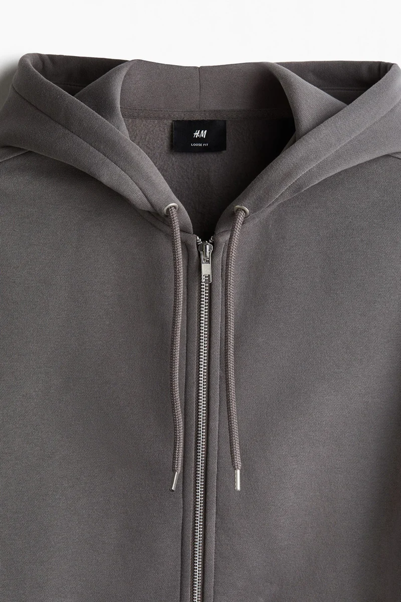 H&M Relaxed Fit Zip-through hoodie
