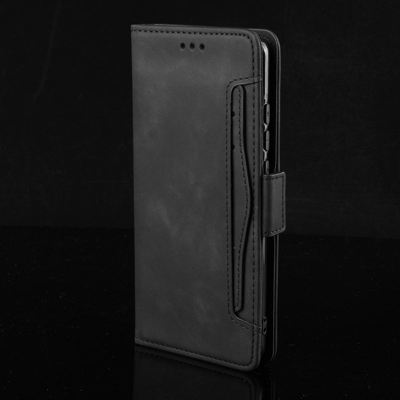 HuHa Case Cover For Nothing Phone 2a Skin Feel Calf Texture Card Slots Leather Phone Case(Black) - Image 2