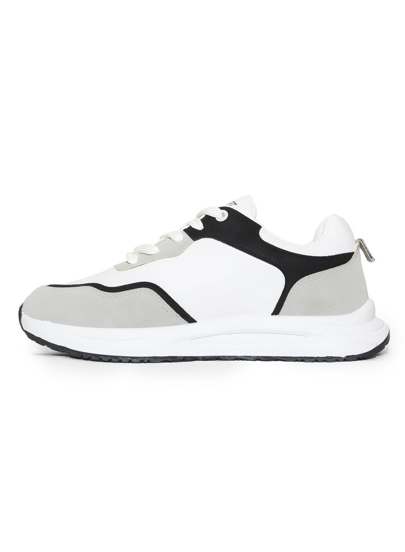 Desert Men's Fashion Leather Sneakers – Stylish Printed Design - Image 3