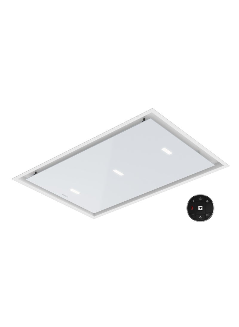 TEKA - TEKA Built-in Ceiling Hood with Rim Extraction and FreshAir Function, Remote Controlled DHT 97670 TOS White - Image 1