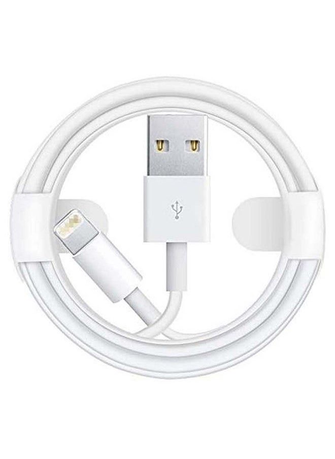 Phone Planet - USB To Lightning Data Sync And Charging Cable For Apple iPhone White/Silver - Image 1
