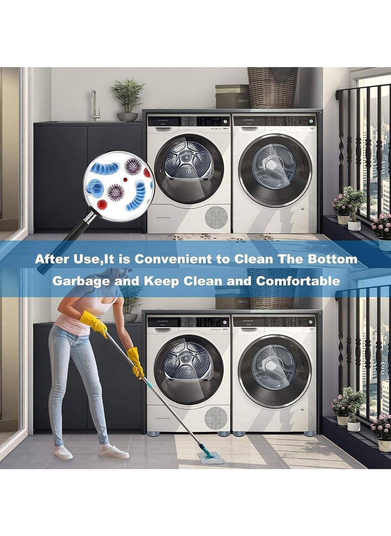 Lukadah - Anti Vibration Pads for Washing Machine with HexaGrip - Stops Washer Dryer Moving, Walking - Prevents Noise, Vibration Transfer - Rubber Anti Vibration Stabilizer Support Feet Mat - Universal Pads |  4 Pack - Image 1