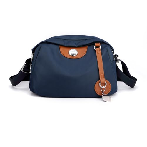 Hiflyer Trendy Crossbody Bags for Women - Nylon Cross Body Purses, Small Shoulder Bag (Dark Blue) - Image 1