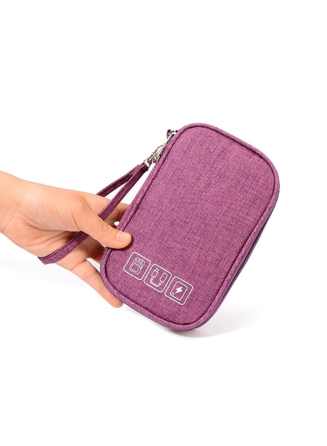 Travel Gadget Organizer Bag Portable Digital Cable Bag Electronics Accessories Storage Case Pouch for Earphone USB Cable Hard Disk Flash Drive Charger 