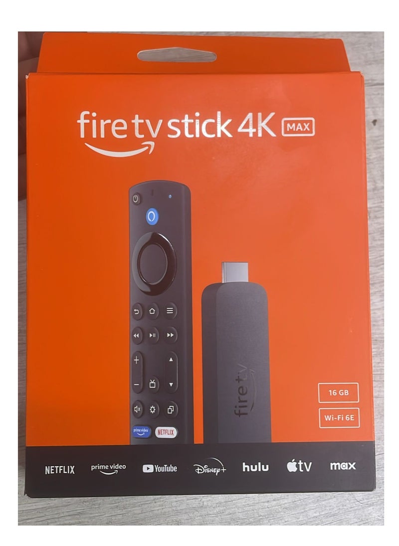 REBENUO Fire TV Stick 4K Max Streaming Device Wi-Fi 6 Alexa- Voice Remote  with TV Controls 2024 latest version  - Image 1