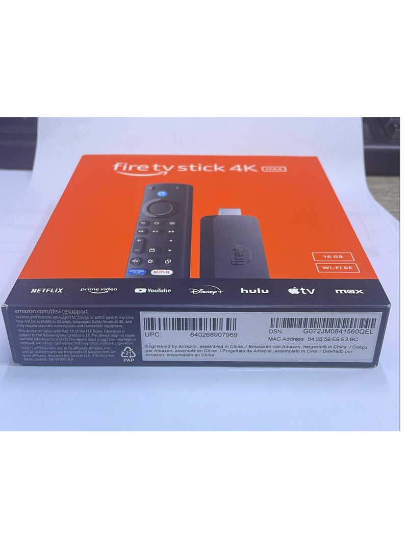REBENUO Fire TV Stick 4K Max Streaming Device Wi-Fi 6 Alexa- Voice Remote  with TV Controls 2024 latest version  - Image 2