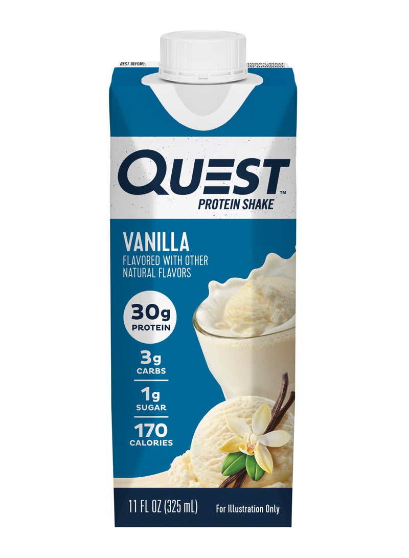 Quest Vanilla Protein Milkshake 325ml - Image 1