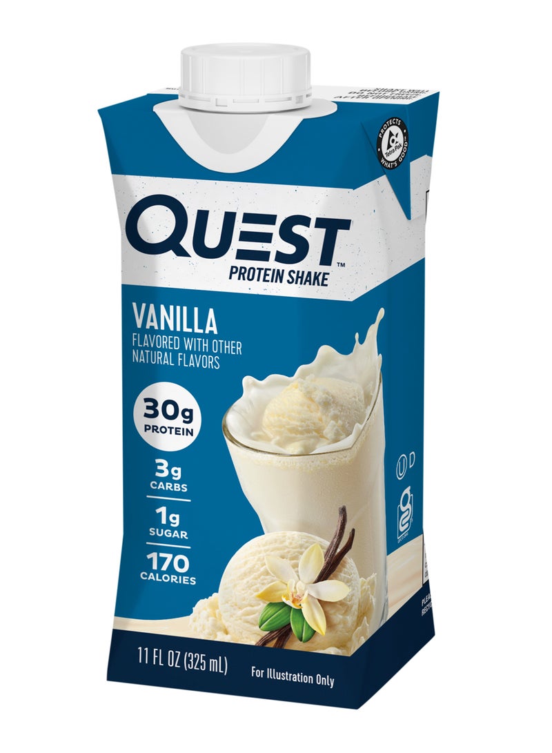 Quest Vanilla Protein Milkshake 325ml - Image 3