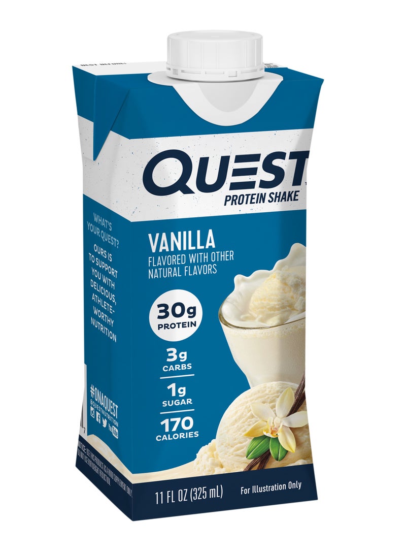 Quest Vanilla Protein Milkshake 325ml - Image 2