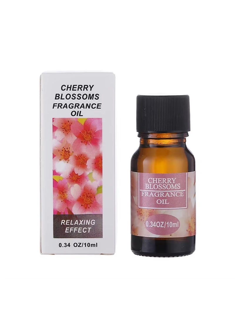 Aromatherapy Essential Oil Aroma Water Soluble Natural Air Humidifier Plant Fragrance Perfume Freshener CHERRY BLOSSOMS 10ML