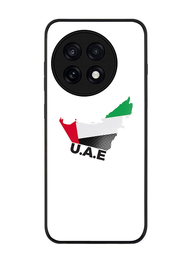 Stylizedd For OnePlus 13R / Ace 5 Pro Case,Slim fit Camera Protection, Shockproof Thin Phone cover  - UAE Map