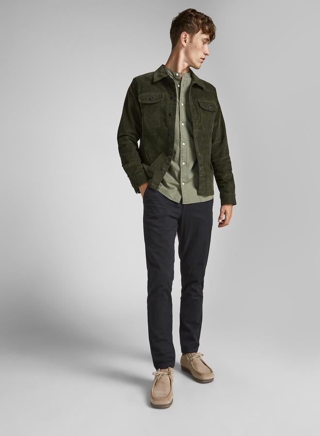 Rebel Mid Rise Slim Fit Pants with Pockets - Image 1