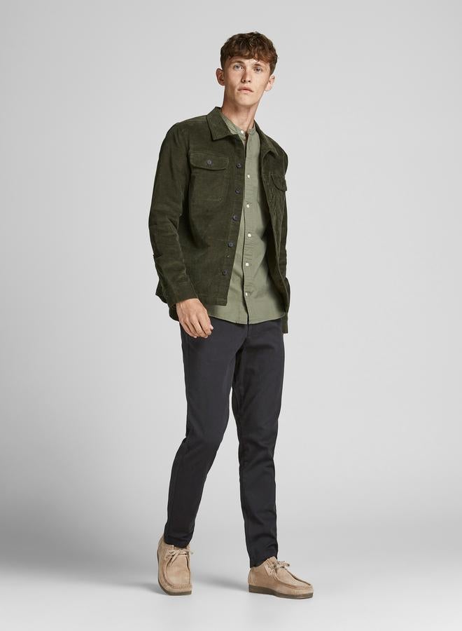 Rebel Mid Rise Slim Fit Pants with Pockets - Image 2
