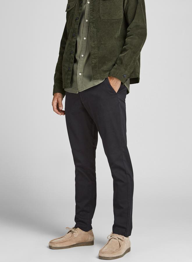 Rebel Mid Rise Slim Fit Pants with Pockets - Image 3