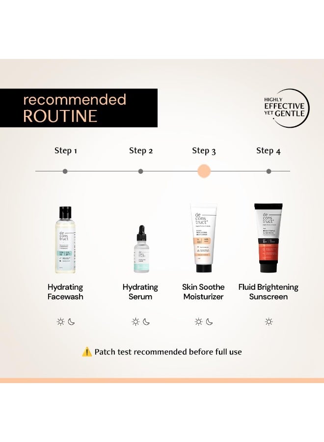 Deconstruct Skin Soothe Moisturizer | 1% Ceramides + 0.2% Bisabolol | Ceramide Barrier Repair | Soothing | For Very Dry to Combination Skin | Deep Moisturization & Hydration | 50 gm - Image 5