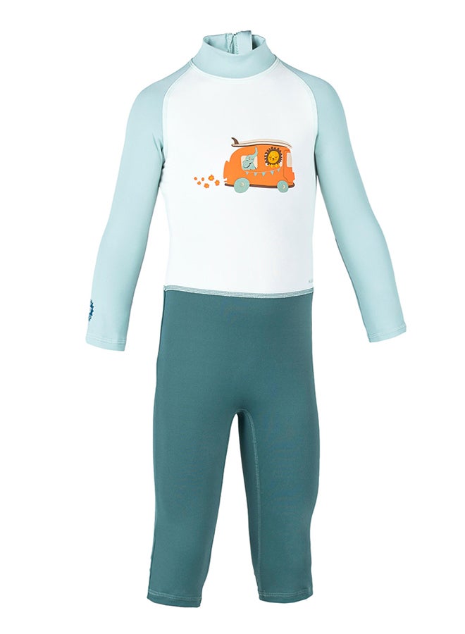 DECATHLON Baby / Kids' long-sleeve UV-protection swimming suit - Print - Image 3