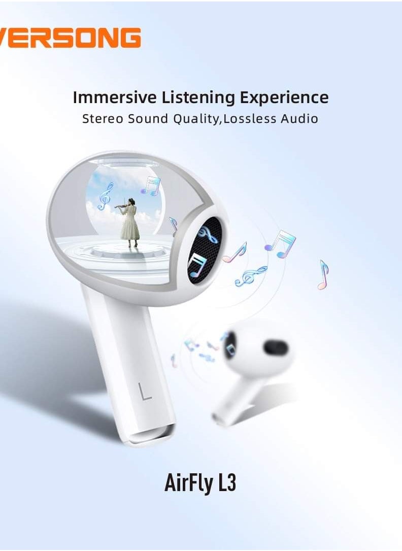 RIVERSONG - Air Fly L3 EA227 Standard Edition Wireless Earbuds White - Image 1