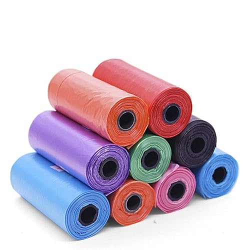 THE DDS STORE Pet Supplies Dog Poop Bags for Waste Refuse Cleanup, Doggy Roll Replacements for Outdoor Puppy Walking and Travel, Leak Proof and Tear Resistant, (10 Roll Total 150 Bags) - Image 1