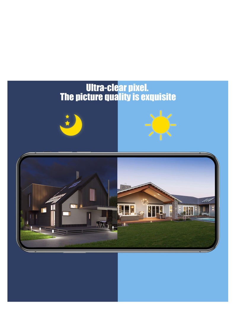 PROLAB SOLAR WIFI DUAL LENS 4K 8MP CLARITY, COLOR AT NIGHT, AUTOTRACKING, 2 WAY AUDIO, 360 ROTATION, APP CONTROL  - Image 4