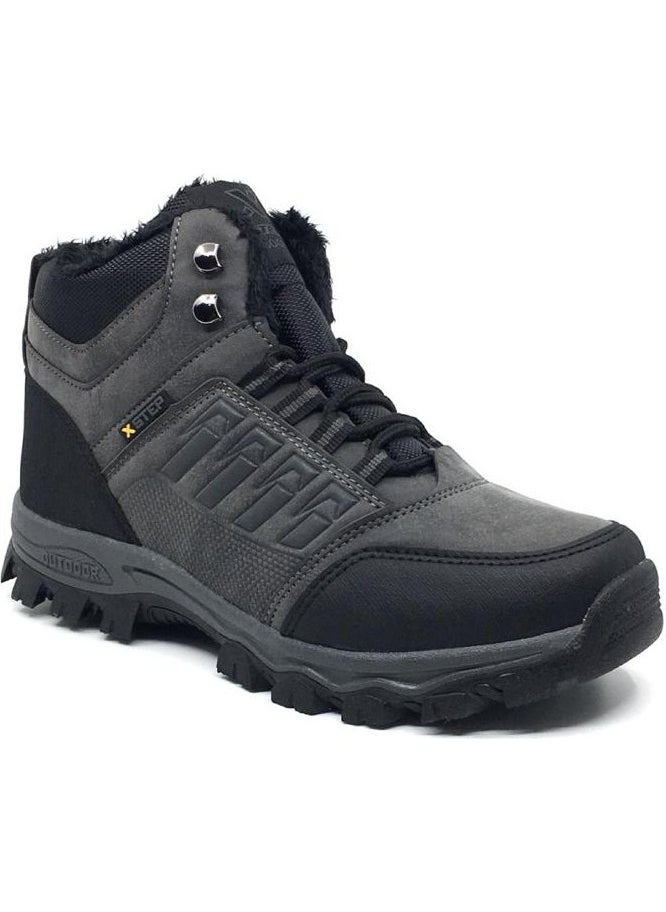 X-Step Step Men's Daily Outdoor Winter Lace-up and Zippered Cold-Resistant Sports Boots Shoes 36-47  - Image 2