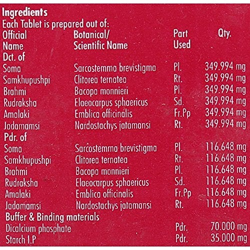 NAGARJUNA Stresnil Tablet with Free Pachak Methi, Multi, Standard, 100 Count - Image 4