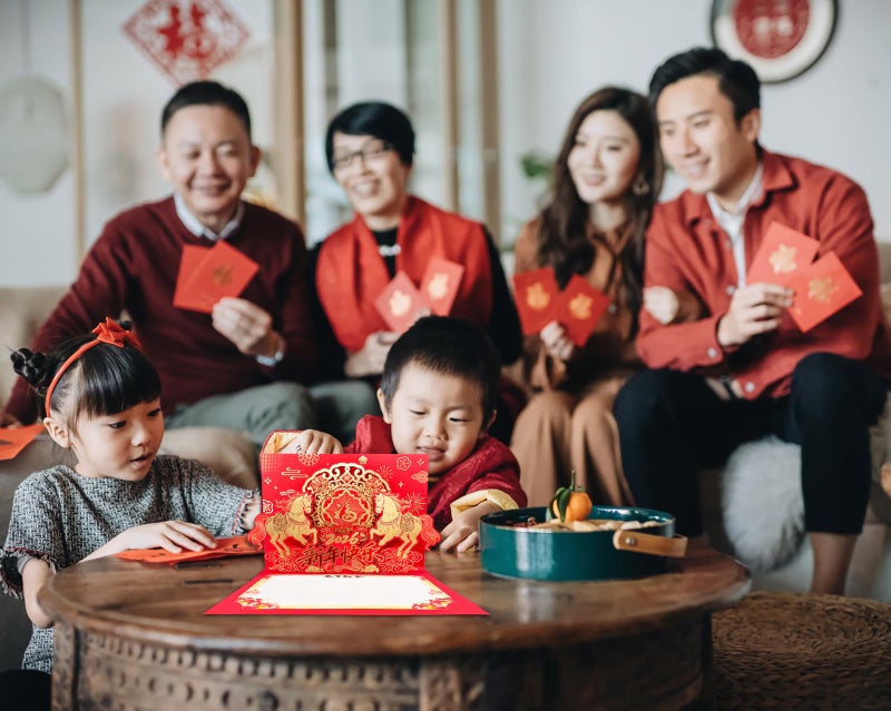 JUESMOS Happy Chinese New Year Cards 2026 Year of The Horse Gifts Cards with Envelopes, 3D Golden Horse Pop-up Card, Lunar New Year Greeting Card for Women Men, Spring Festival Gifts for Kids - Image 5