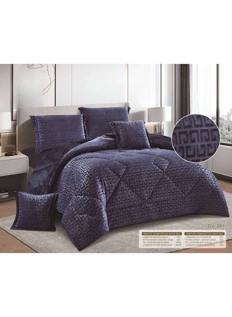 برايدس مفرش شتوي وجهين فرو  ومخمل ناعم - اختر الحجم