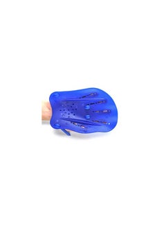 Dolphin Swim Training Hand Paddles with Adjustable Silicone Straps – Blue  - Image 4