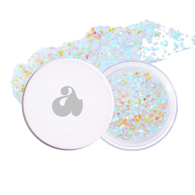 UNLEASHIA Get Loose Glitter Gel Mini Face Body Glitter Gel Holographic Sparkle Makeup for Eyes Cheeks Collarbone Festival Party Makeup Vegan No1 Aurora Catcher - Image 2