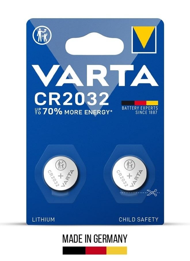 VARTA - Varta CR2032 Lithium Coin Battery for Long-lasting Performance (2-Pack) - Image 1