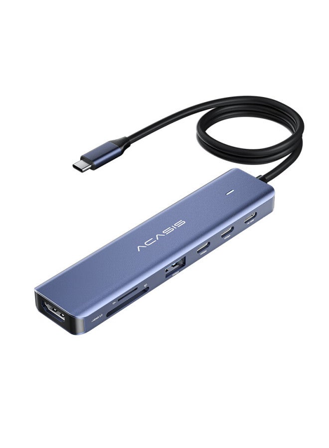 Acasis Type-c 3.2 Expansion Dock Hub Splitter Desktop Expansion Dock 4k 60hz Screen Mirroring Gigabit Ethernet Port 10g Transmission Pd Card Reader Thunderbolt 4 Laptop 1m Ds-9901-sd