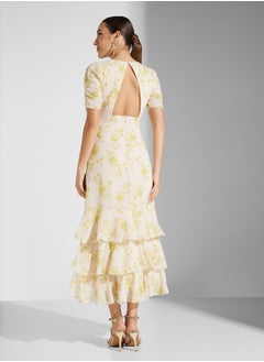 Anaya With Love Empire Waist Ruffle Skirt Midaxi Dress  - Image 2