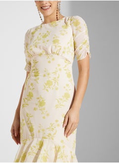 Anaya With Love Empire Waist Ruffle Skirt Midaxi Dress  - Image 3