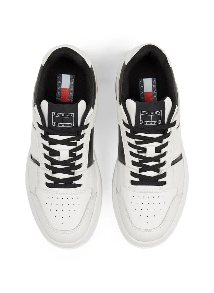 TOMMY JEANS Logo Detail Lace Up Low Top Sneakers