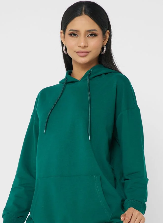 Refka by modanisa Hoodie Neck Sweatshirt