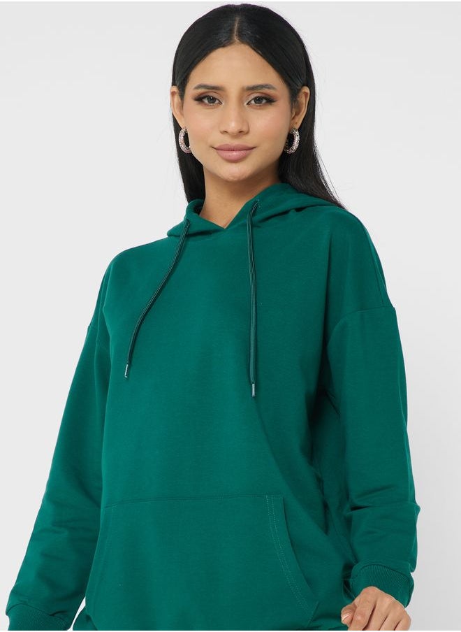 Refka by modanisa - Hoodie Neck Sweatshirt - Image 1